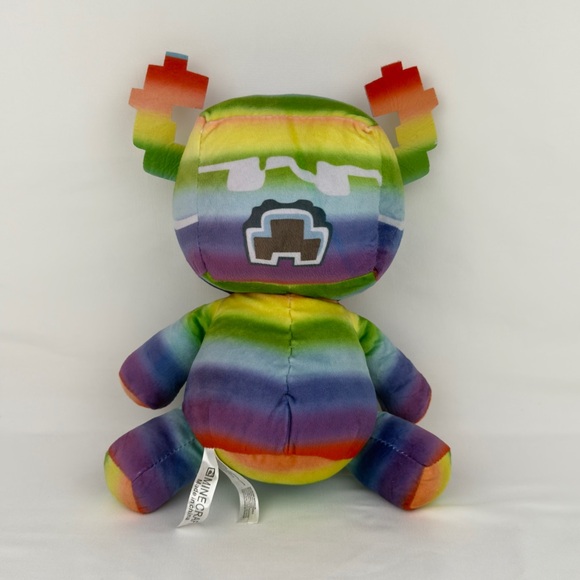 Minecraft Rainbow Axolotl Plush 10” - Picture 2 of 7